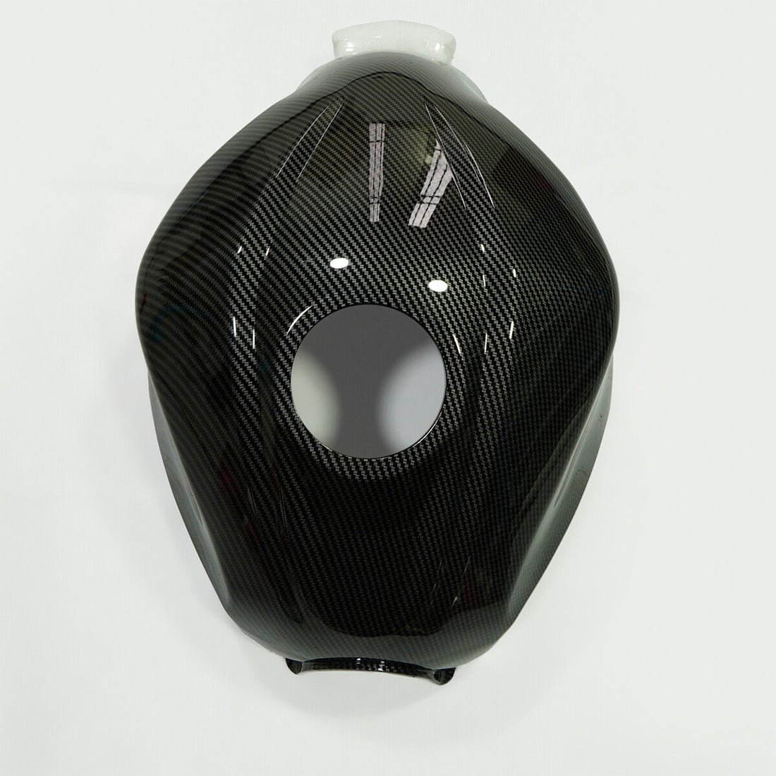 Fit Kawasaki Ninja 300 2013-2017 Black Carbon Fiber Fuel Gas Tank Cover Fairings