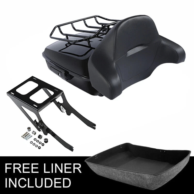 Chopped Trunk Luggage Mount Rack Fit For Harley Softail Heritage Classic 18-2026