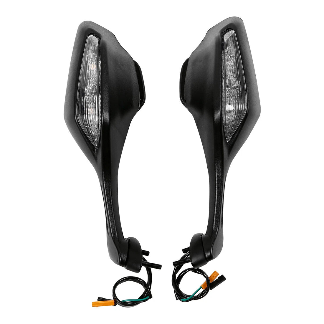 Black LED Turn Signals Rearview Mirrors Fit For Honda CBR1000RR 2017-2025 2018