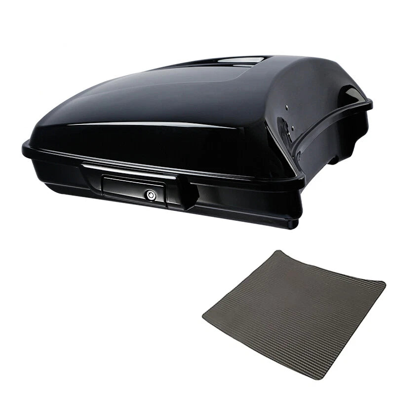 Black Razor Trunk Fits For Harley Touring Cvo Street Road Glide 2009-13