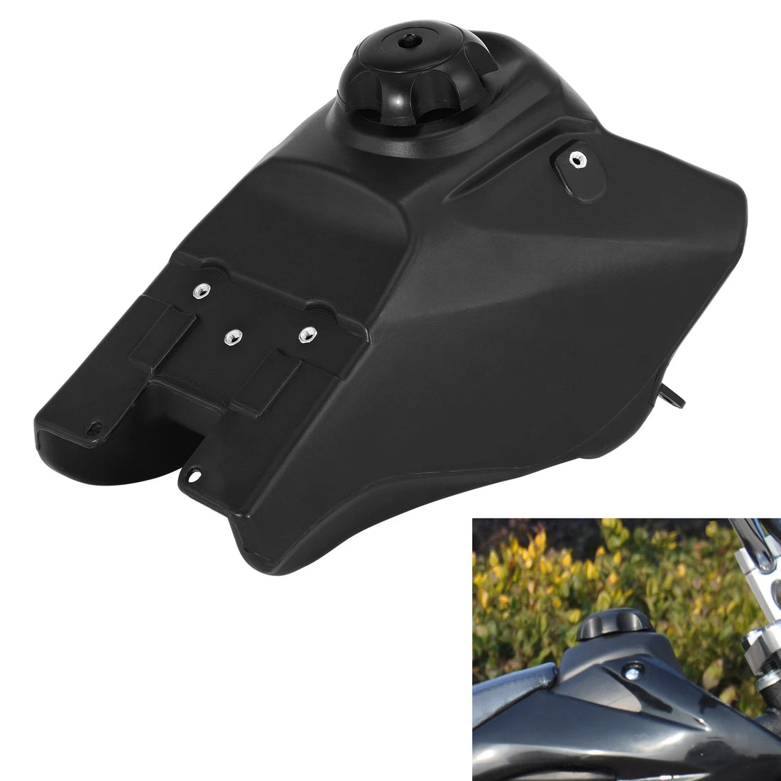 Fuel Gas Tank Fit For Yamaha TTR110 140cc 150cc 160cc Pit Dirt Bike Black