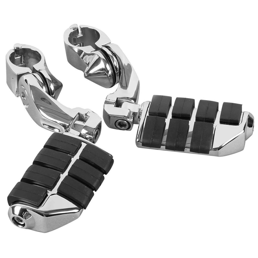 1.25" Engine Guard Highway Footpegs Footrest Fit For Harley Touring Road Glide