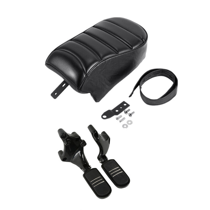 Rear Passenger Seat w/ Footpegs Fit For Harley Sportster Iron 883 1200 2016-2022