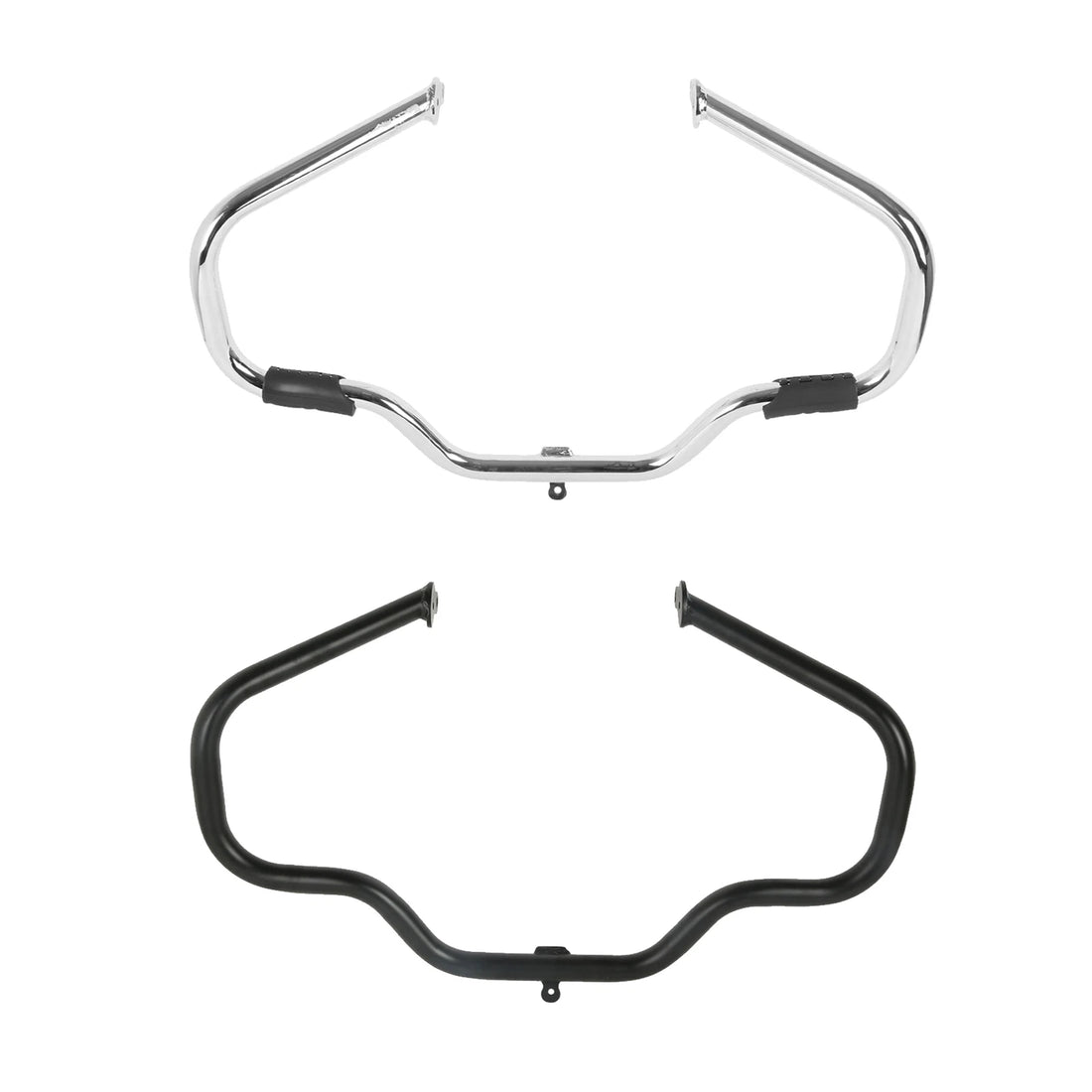 Mustache Engine Crash Guard Bar Fit For Harley Road King Flhr 09-24 Chrome/Black