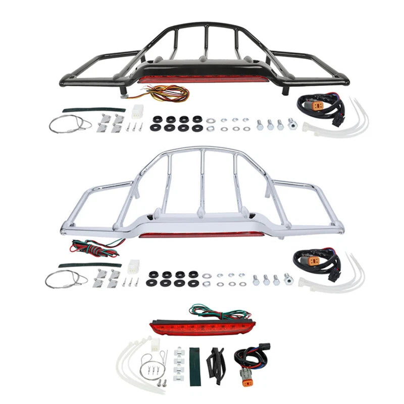 Trunk Luggage Rack LED Light Fit For Harley Touring Electra Glide 93-2013