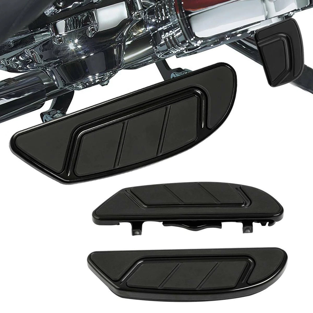Driver Floorboard Footboard For Harley Street Glide Flhx 2006-2025 Black