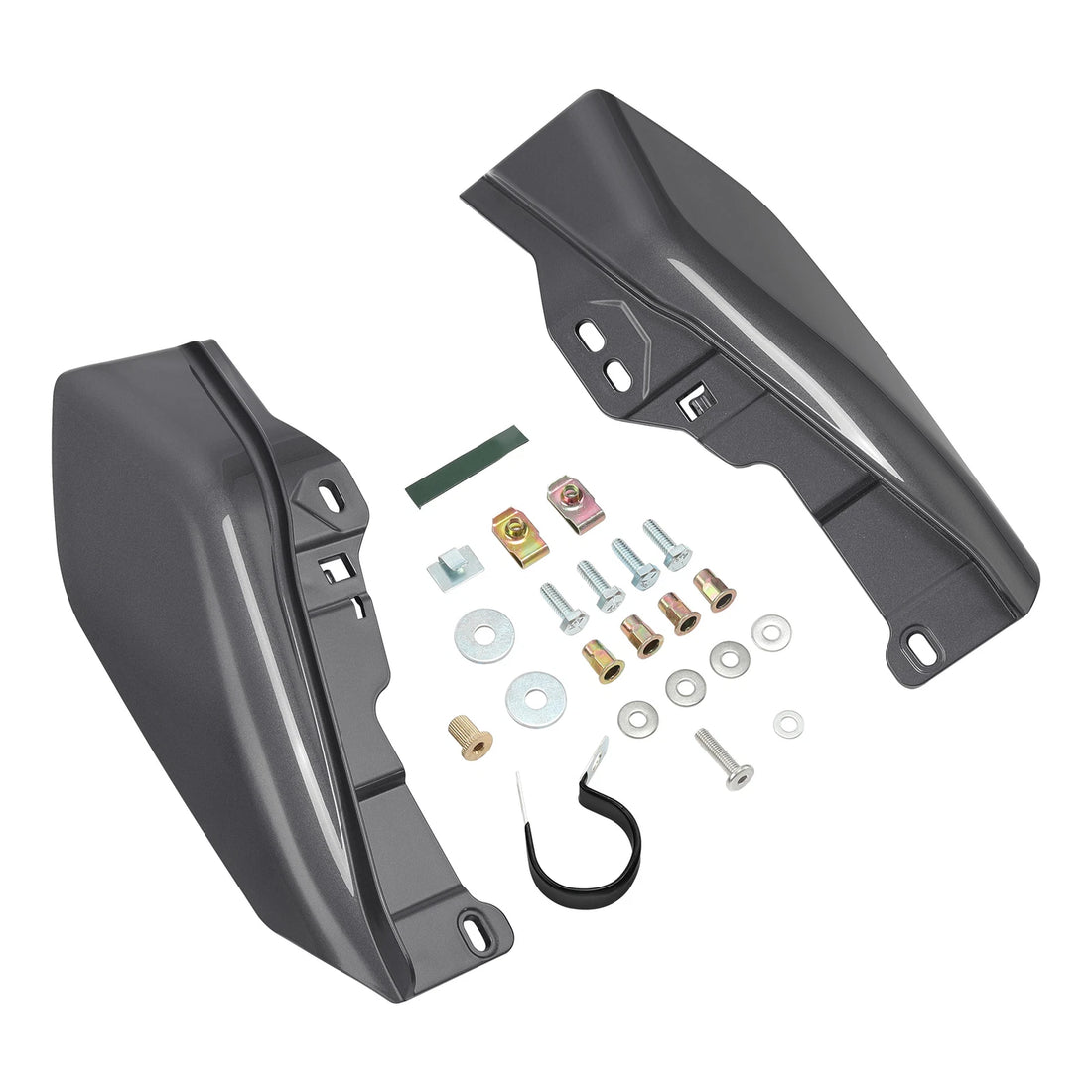 Mid Frame Deflectors Fit For Harley Road Glide 2009-2024 Gauntlet Gray Metallic