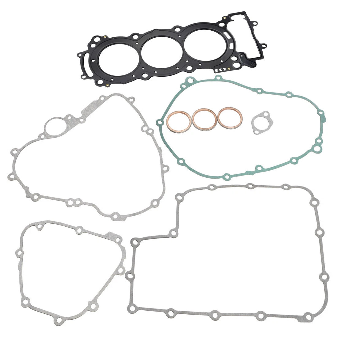 Engine Cylinder Crankcase Repair Gasket Kit to Yamaha MT-09 MT09 14-20 XSR900