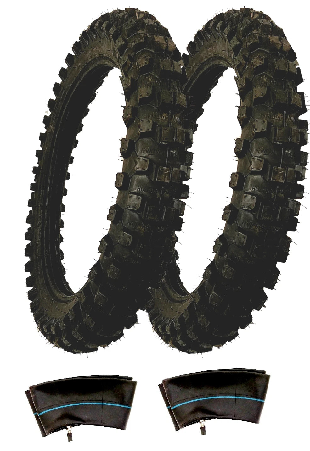 Two Sdg SSR High Performance Tires And Tube 70/100-19 Motorcycle Motorbike