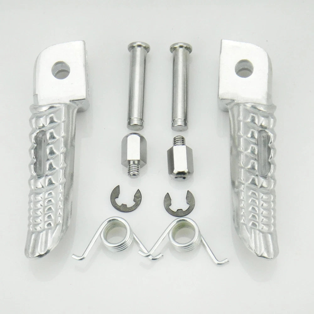 Motorcycle Front Footrest Footpegs For Suzuki GSXR600/750 2001-2014 Silver