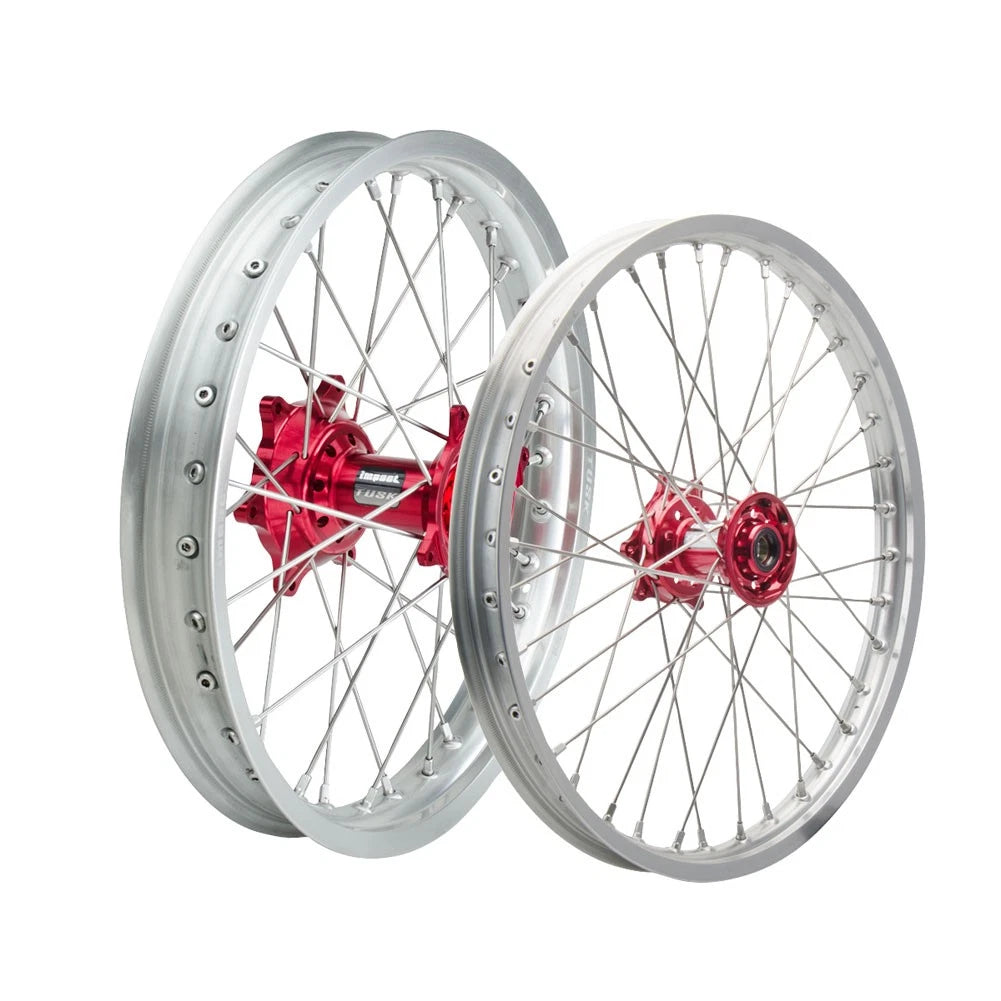 Tusk 1447520089c989-241d01 Impact Front&Rear Wheel 1.60 x 21/2.15 x 18 Silver