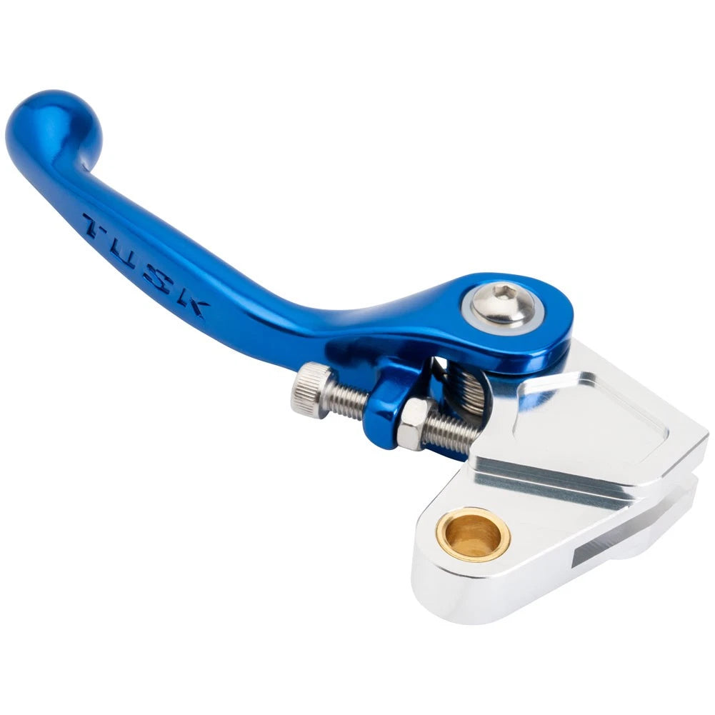 Tusk Axis Folding Clutch Lever Short Blue For Yamaha YZ450FX 2017-2018