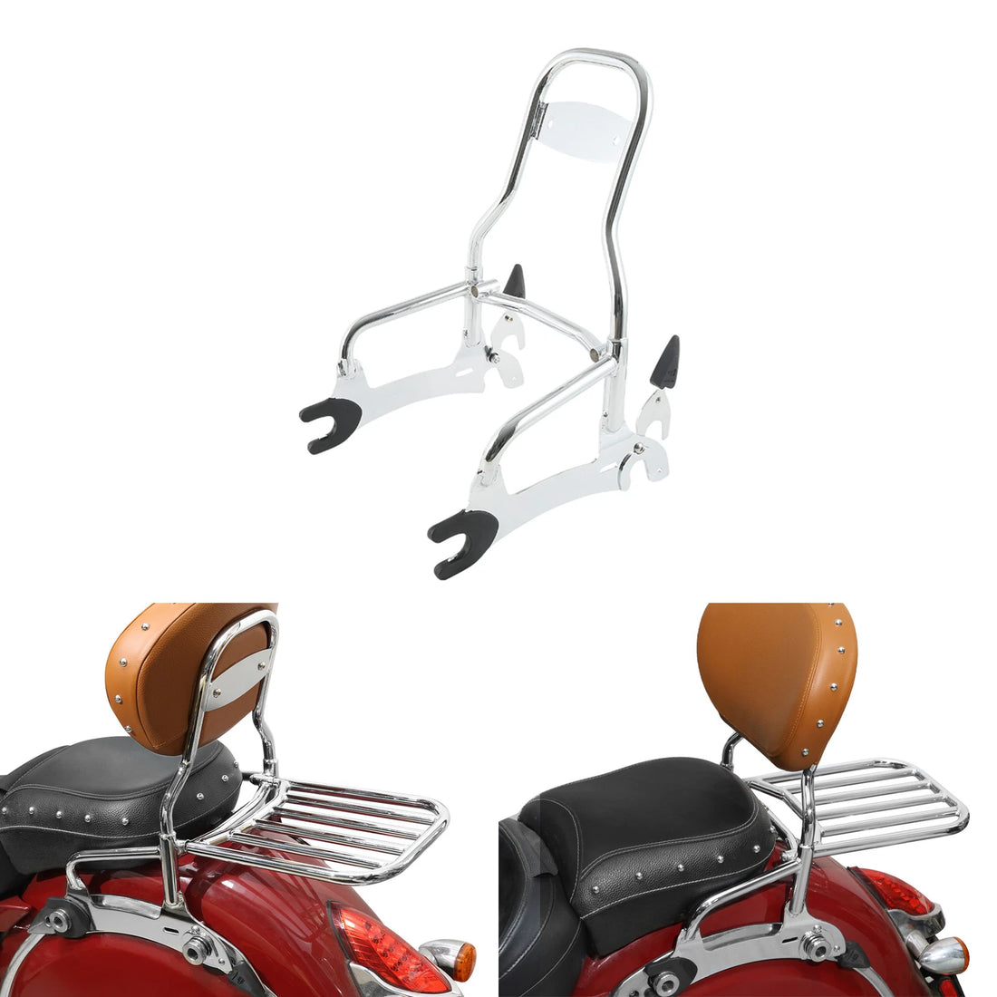 12" Backrest Sissy Bar Fit For Indian Chief Classic 2014-2018