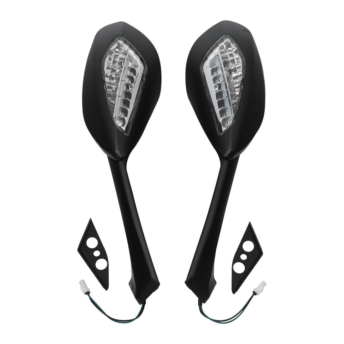 Rear-View Mirrors LED Turn Signals Fit For Ducati Panigale V4 2018-2021 2018 20