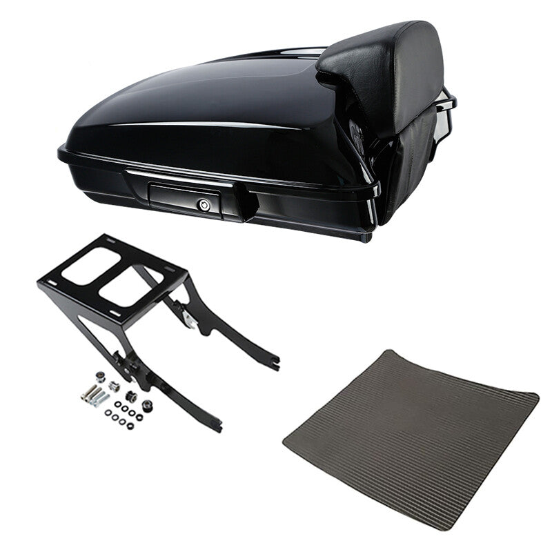 5.5" Razor Trunk Backrest Mount Fit For Harley Heritage Classic Deluxe 2018-2026