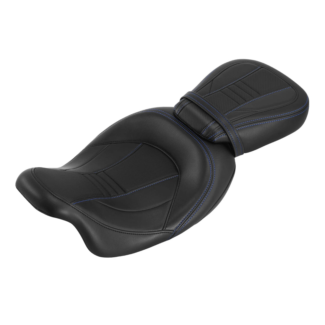 Driver & Passenger Seats Fit For Harley Cvo Road Street Glide 2009-23 Black Blue