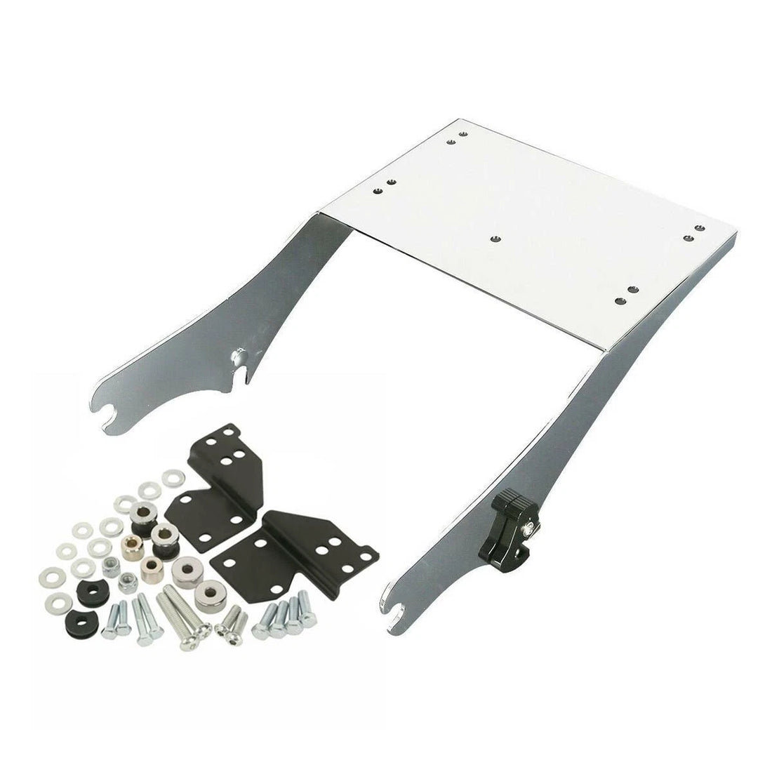 Chrome Trunk Mount Rack Docking Fit For Harley Touring Road King 97-08