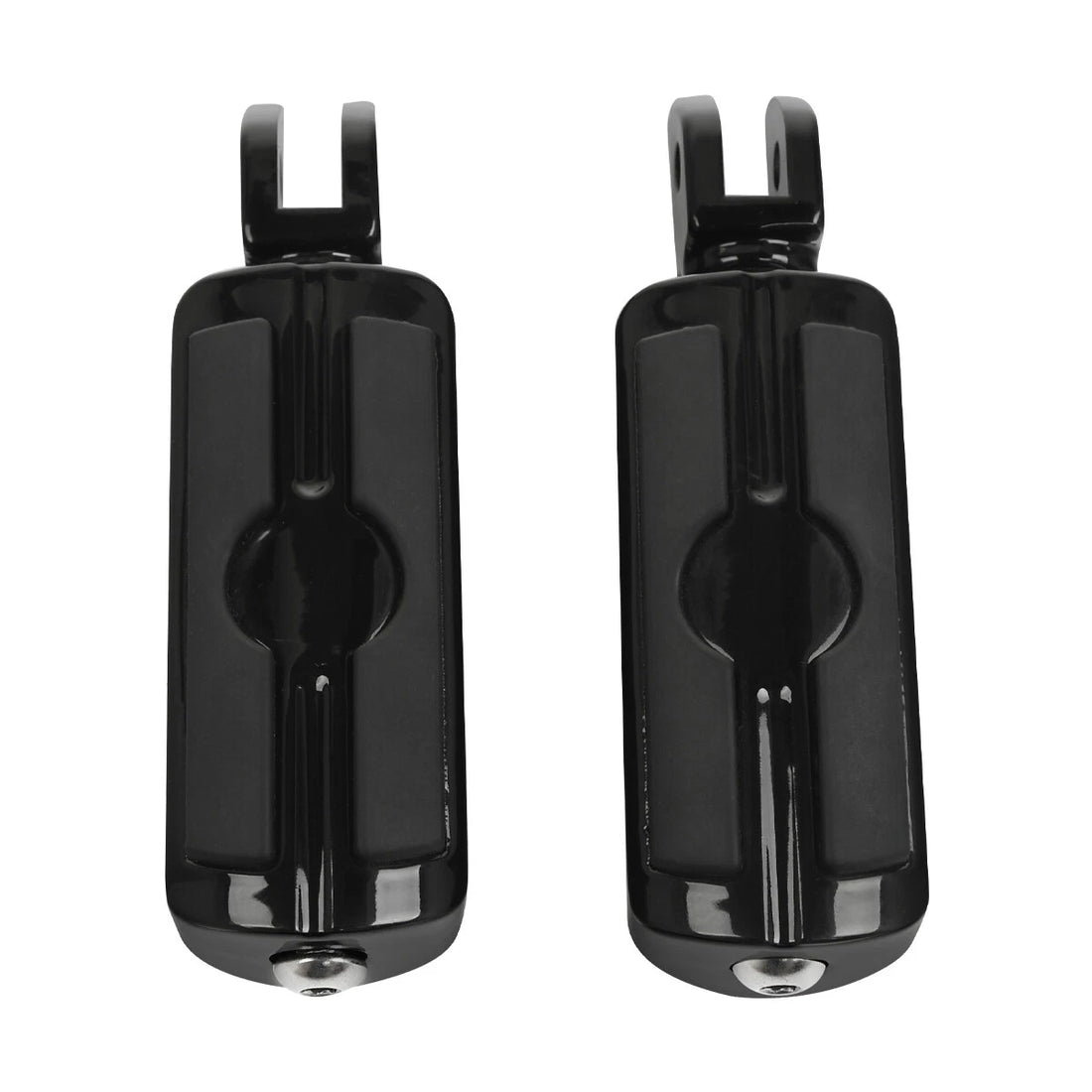 Black Front Rider Footrests Foot Pegs Fit For Harley Low Rider Street Bob 18-24