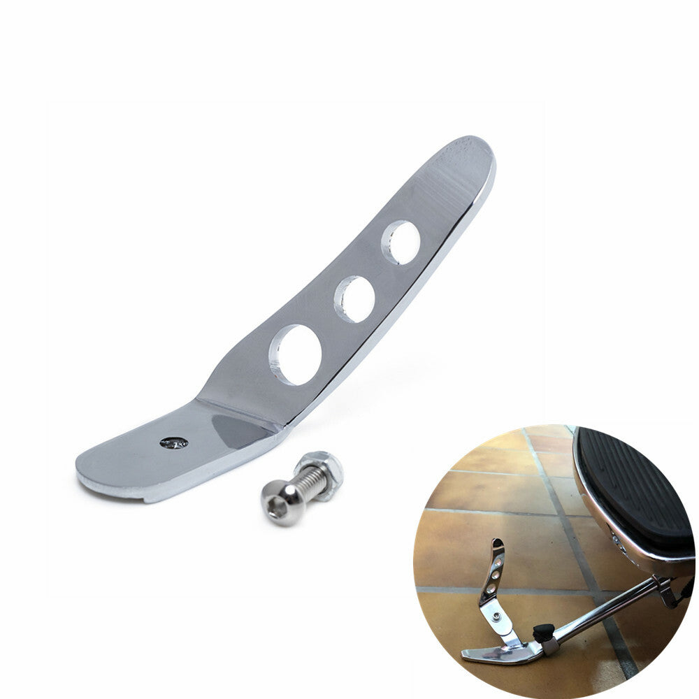 Motorcycle Chrome Stand Kickstand Extension Foot Pedal For Harley Touring 91-21