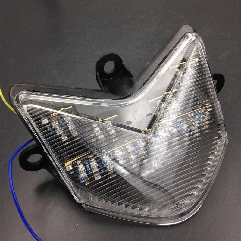 Clear Led Tail Brake Light Turn Signals Fit for 2004 2005 Kawasaki Ninja ZX10R