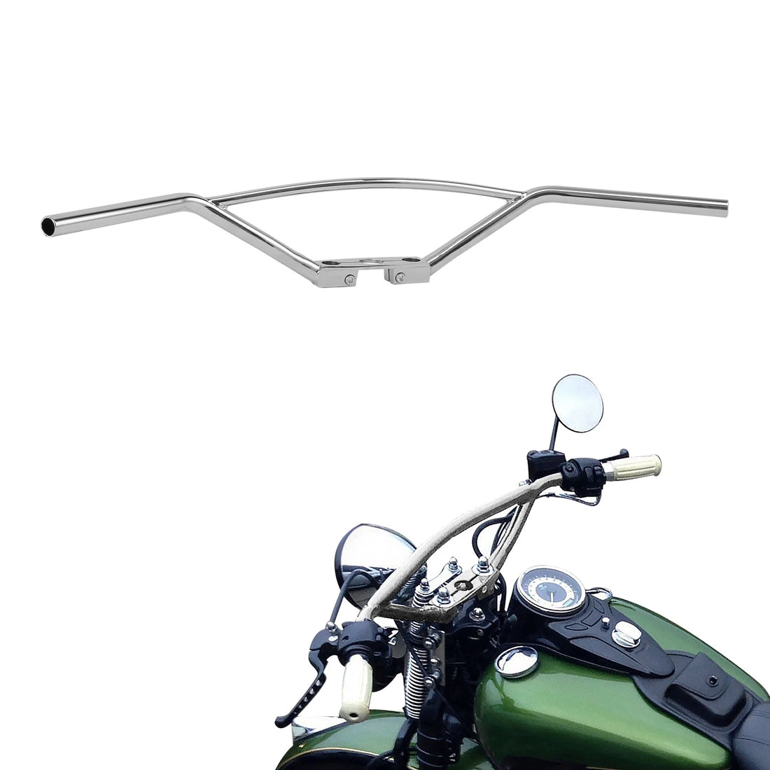 Chrome Speedster Handlebar Fit For Harley FL 1941-1945 G 1936-1958 UL 1938-1945