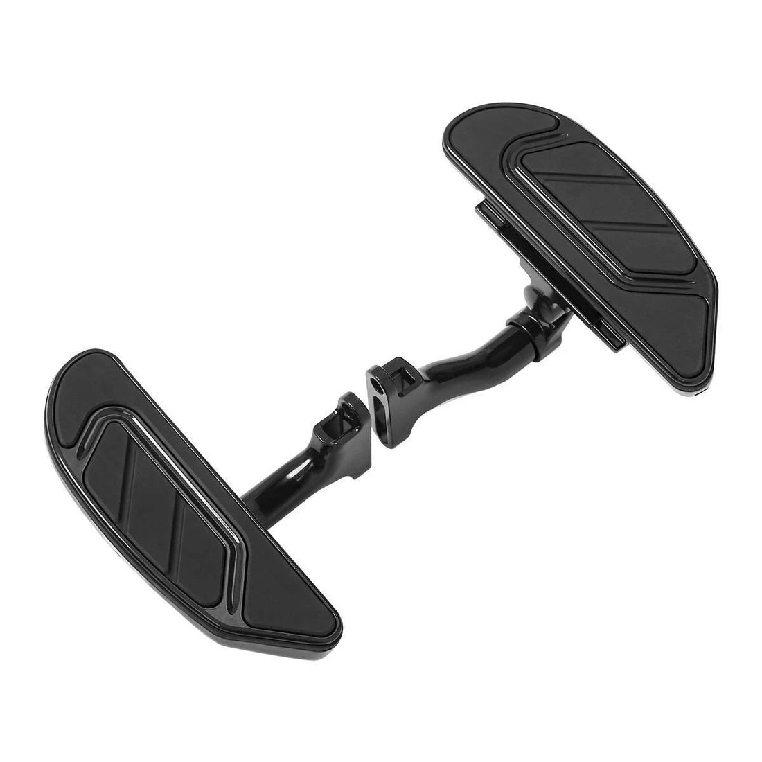 Black Rear Passenger Footboard Kit Fit For Harley Road King Glide Fltr 1993-2025