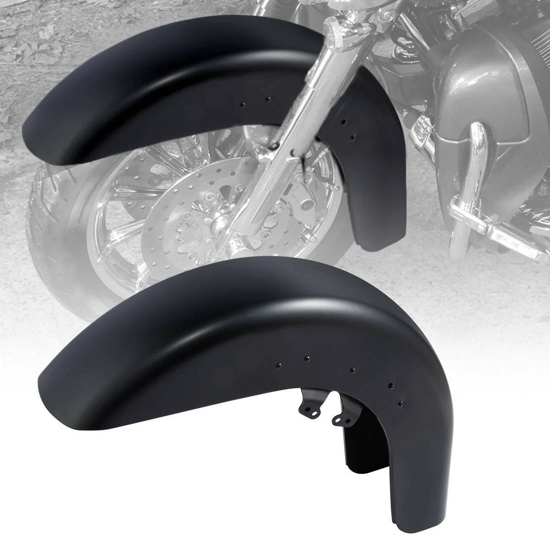 Unpainted Front Fender Fit For Harley Davidson Street Glide 14-23 Road Glide