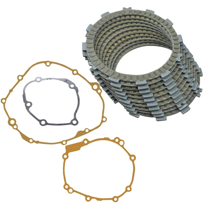 Clutch Disc Plates Set And Engine Covers Gasket Kits For Yamaha R1 YZFR1 15-2020