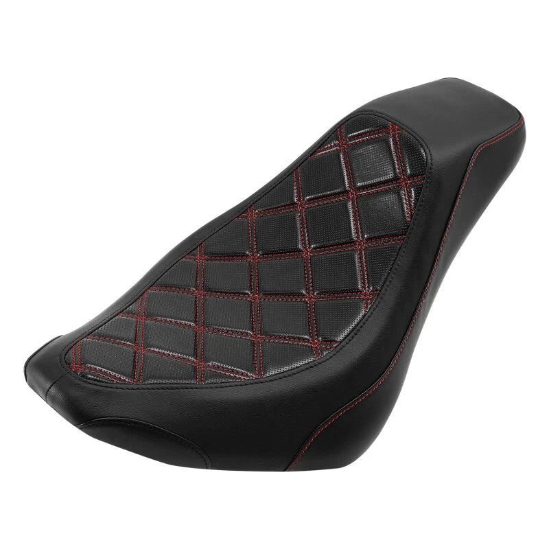 Solo Rider Driver Seat Fit For Harley Softail Heritage Classic Street Bob 18-23