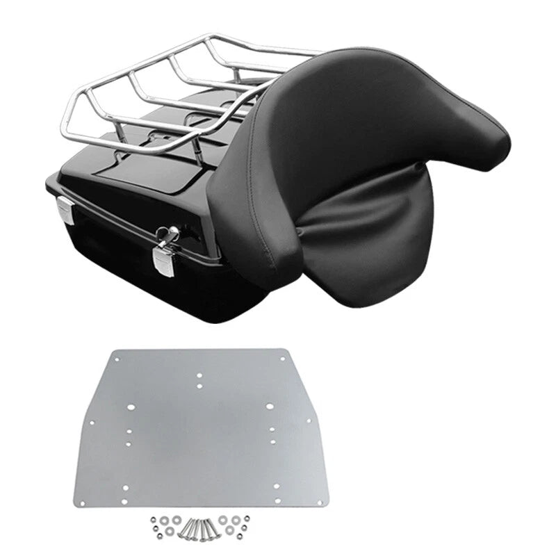 Chopped Trunk Backrest Base Plate Fit For Harley Touring Electra Glide 1997-13