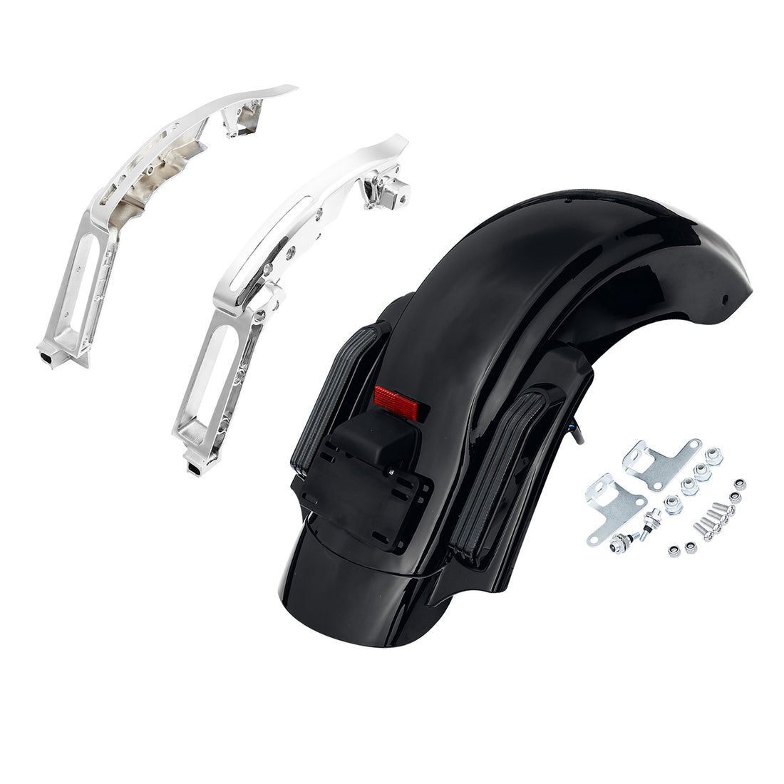 Rear Fender LED Light System & Support Bracket Fit For Harley Road Glide 14-2024