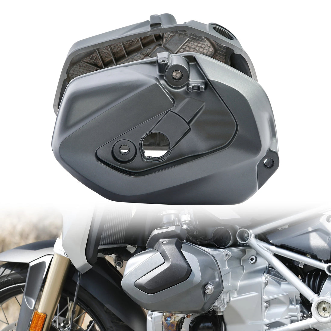 Left/Right Cylinder Head Cover Fit For BMW R1250GS R1250R R1250RS R1250RT 19-23