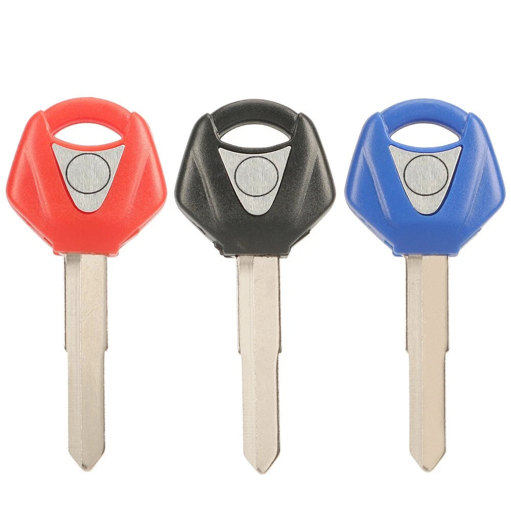 3 Pcs Motorcycle Uncut Blank Key For Yamaha Yzf R1 R6 R7 YZF600 FZ1 FZ6 MT09