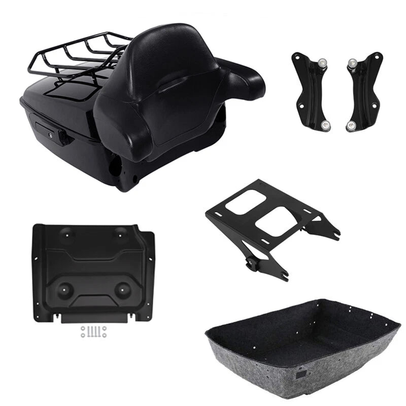 King Trunk Pad Mount Rack Docking Plate Fit For Harley Road Glide Fltrx 14-2026