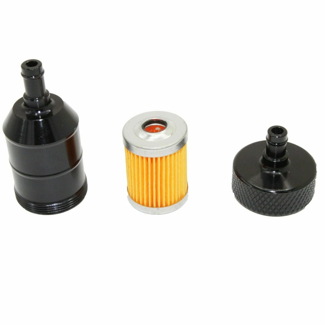 Black Aluminum Fuel Filter Fits Kawasaki Ninja 250 250R 300 500 500R