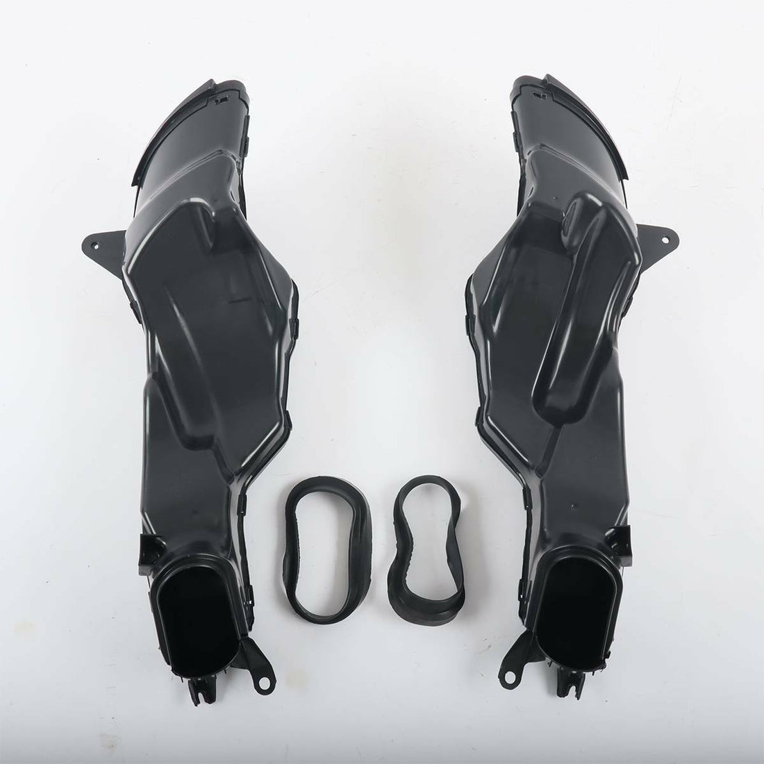 For 2009-2016 Suzuki GSXR1000 Gsxr 1000 Black ABS Ram Air Intake Tube Duct Ducts