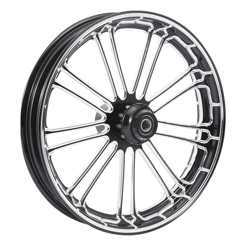 30" Front Wheel Rim & Single Disc Wheel Hub Fit For Harley Street Glide 1997-21