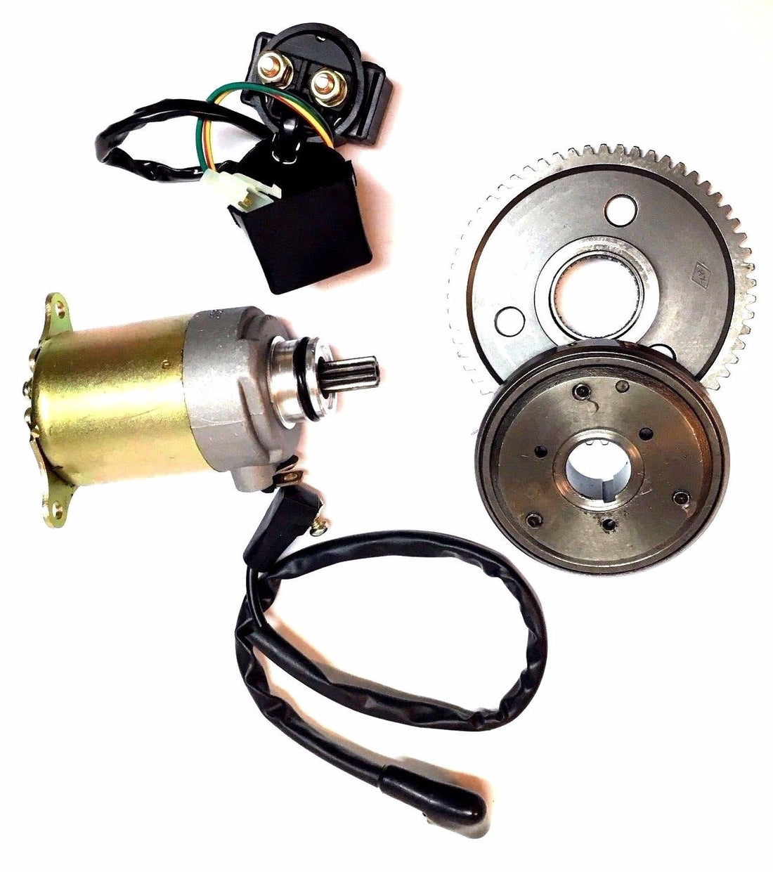 MOTOR DE ARRANQUE RELÉ DE EMBRAGUE ROKETA SUNL BAJA TANQUE 125CC 150CC CICLOMOTO