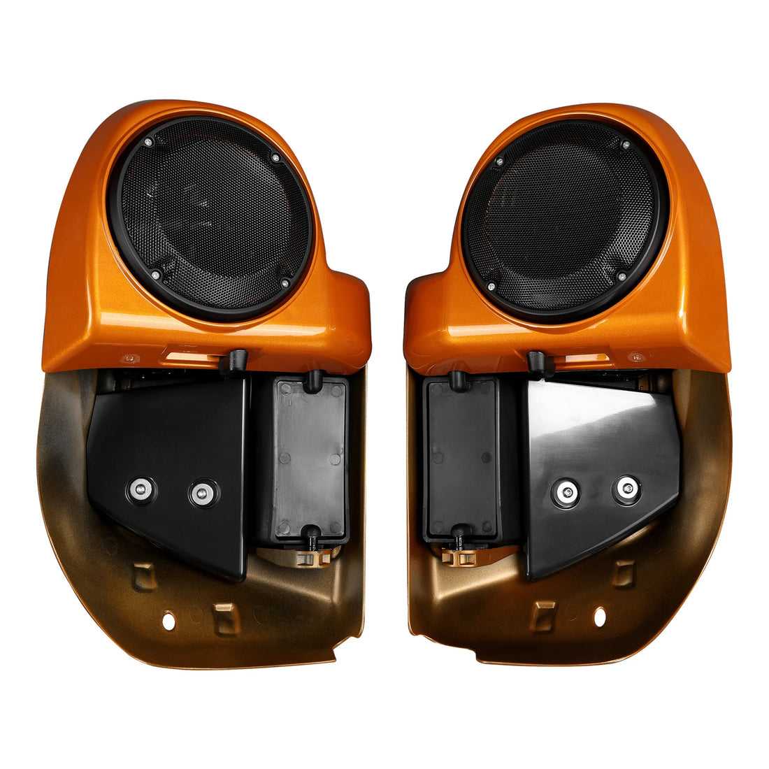 Lower Vented Fairings Speaker Pods Fit For Harley Road Glide 14-23 Amber Whiskey