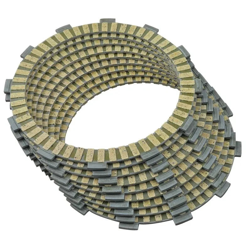 9PC Clutch Disc Plates For Kawasaki KLZ1000 15-19 ZR800 Z800 13-16 Z750 07-12