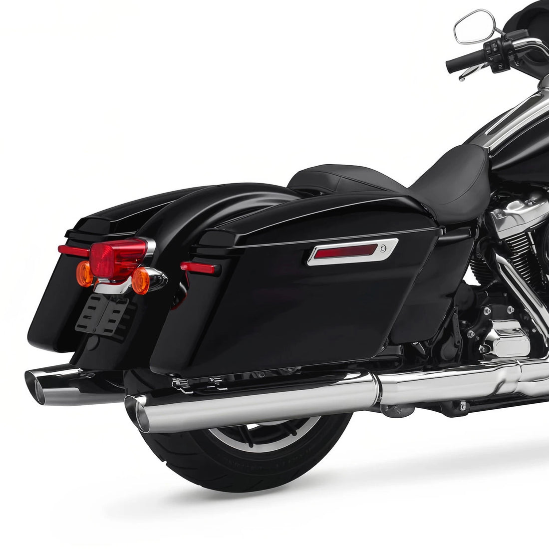 Hard Saddlebags + Latch Key Lid Fit For Harley Street Road Glide Flhr Flhx 14-23