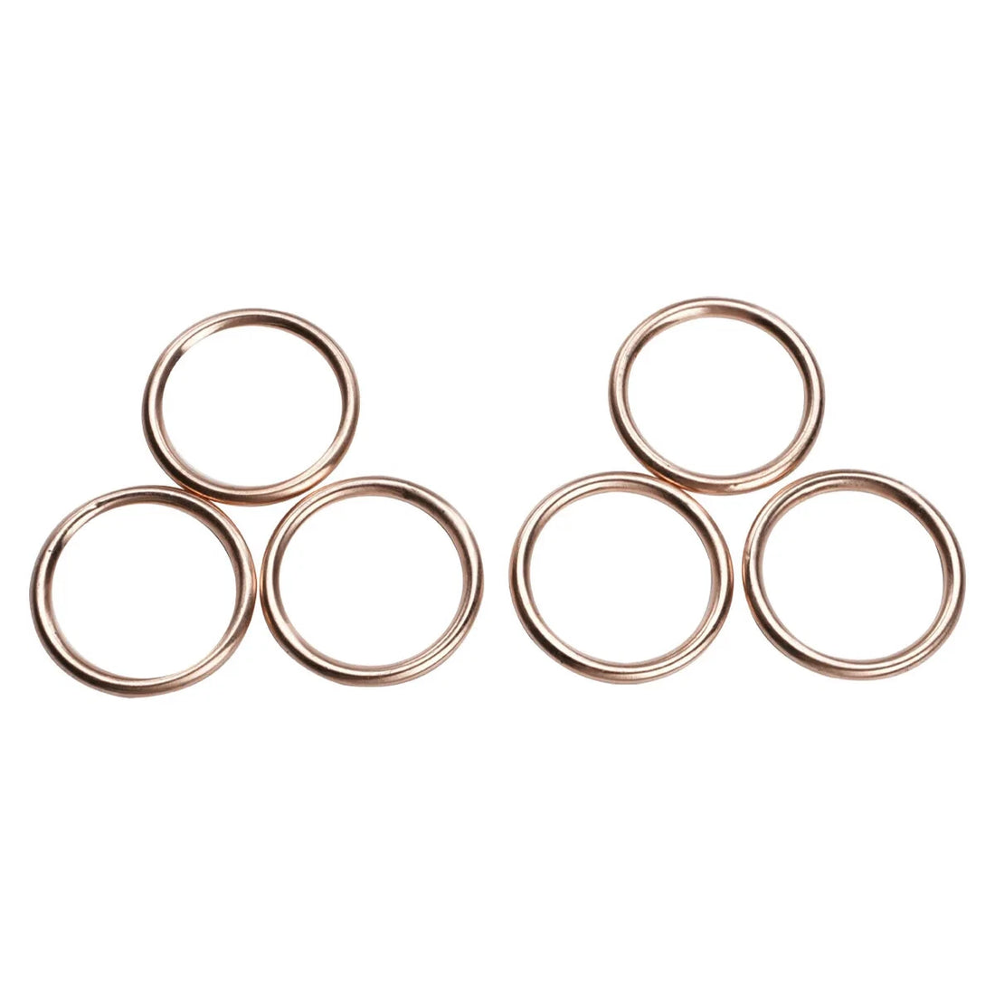 6pcs 31.5*40*4 Exhaust Pipe Interface Gasket For Honda GL1800 2001-2017