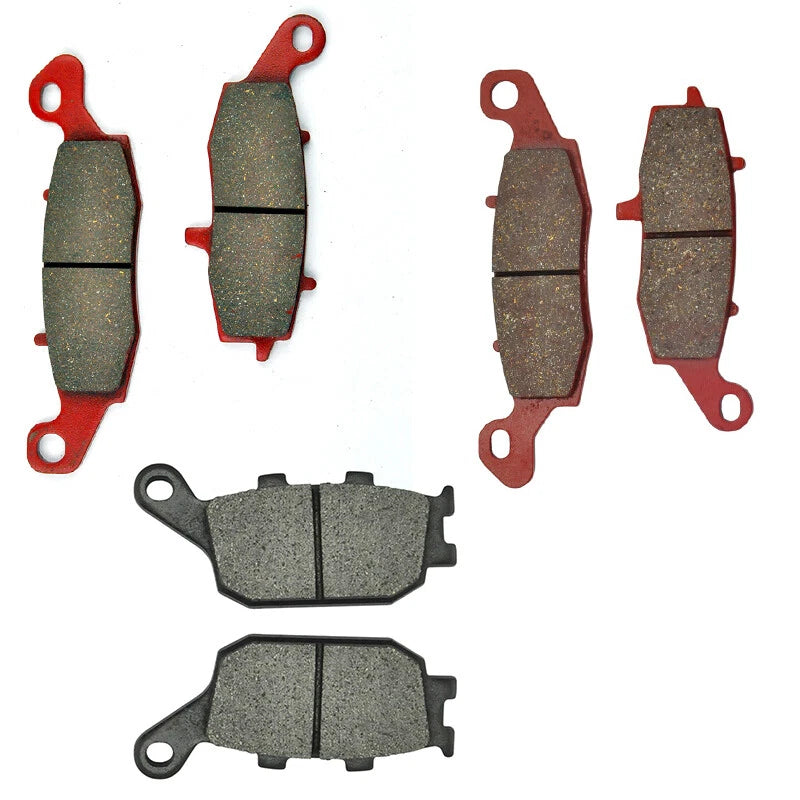 Motorcycle Brake Pads Front&Rear For Kawasaki KLV1000 Suzuki SV400 DL650 GSF650