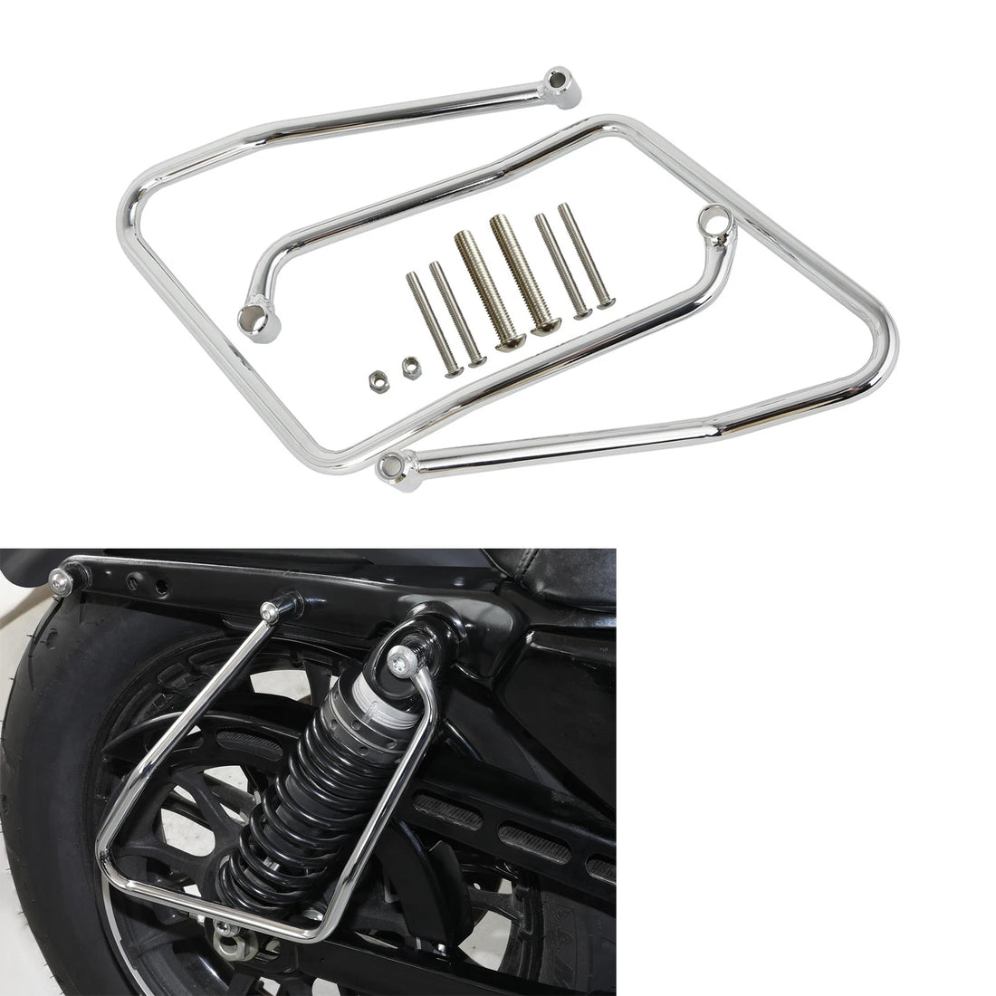 Saddle bags Support Brackets Fit For Harley Sportster XL 1200 883 2004-2016 2015