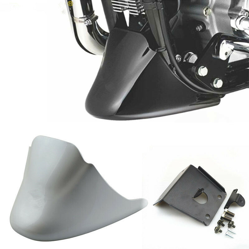White Chin Fairing Front Spoiler Cover For Harley Sportster XL 883 XL1200 04-14