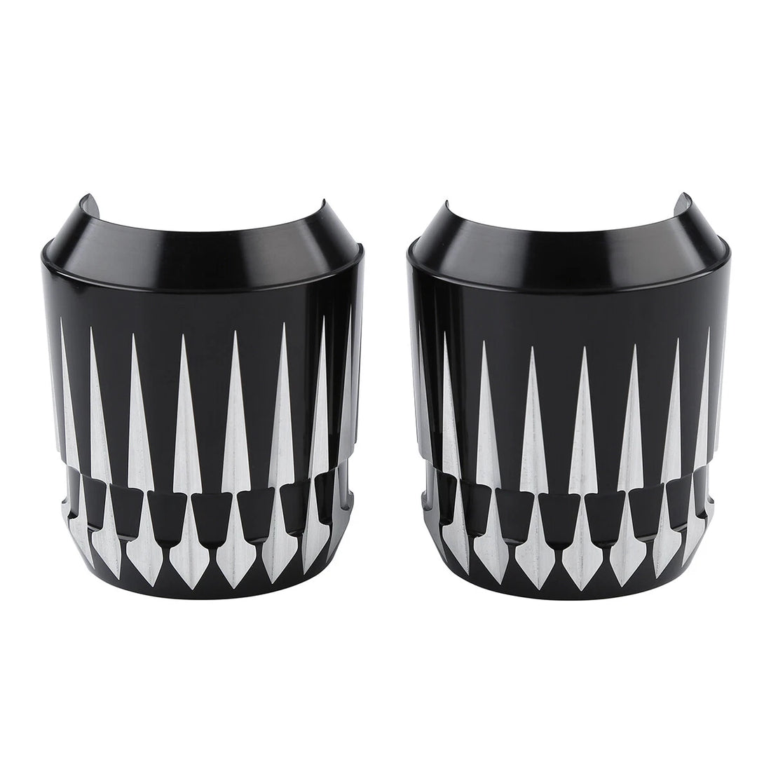 Lower Fork Slider Covers Fit For Harley Touring Road King Glide 1984-2013 Black