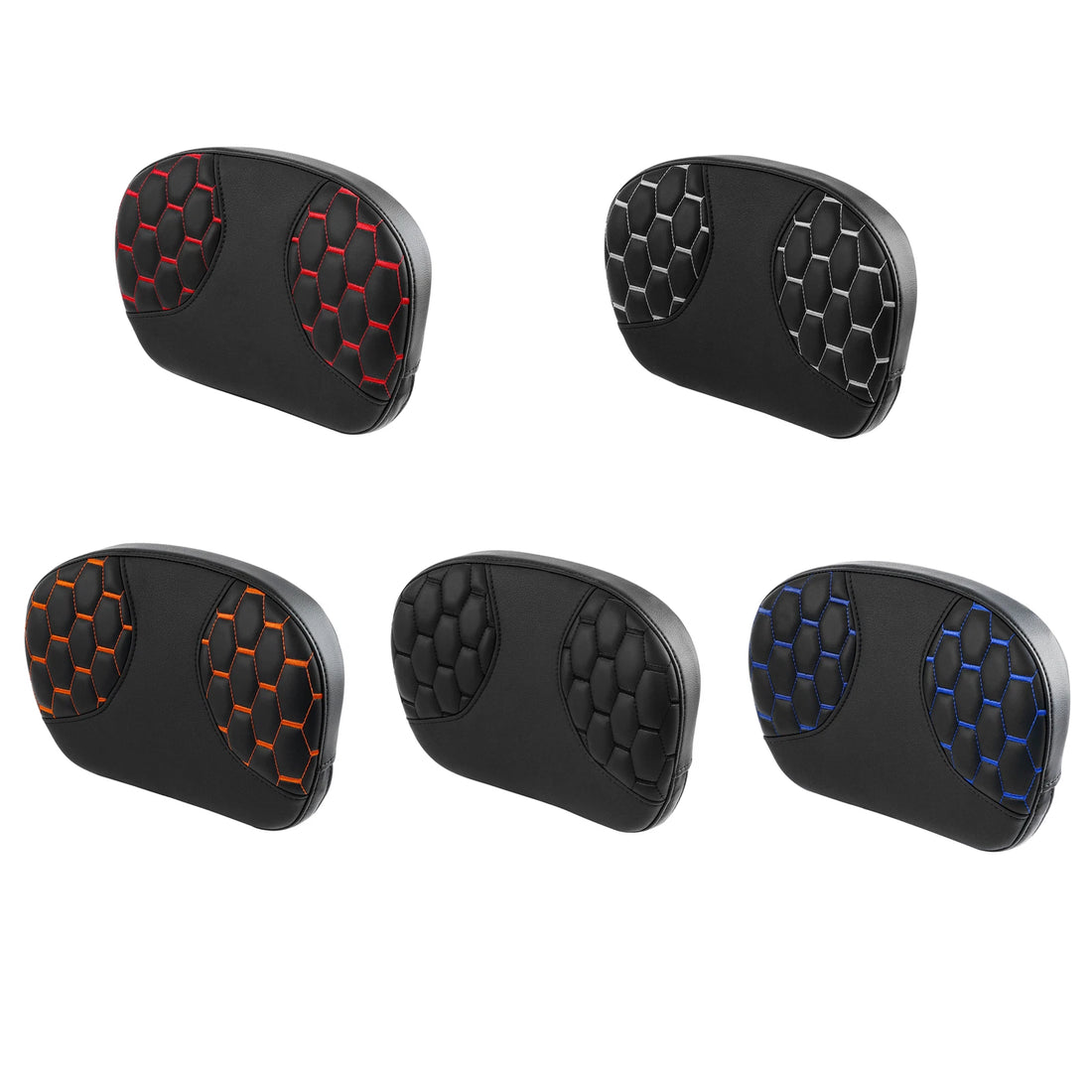 Passenger Sissy Bar Backrest Pad Fit For Harley Touring Road King Street Glide
