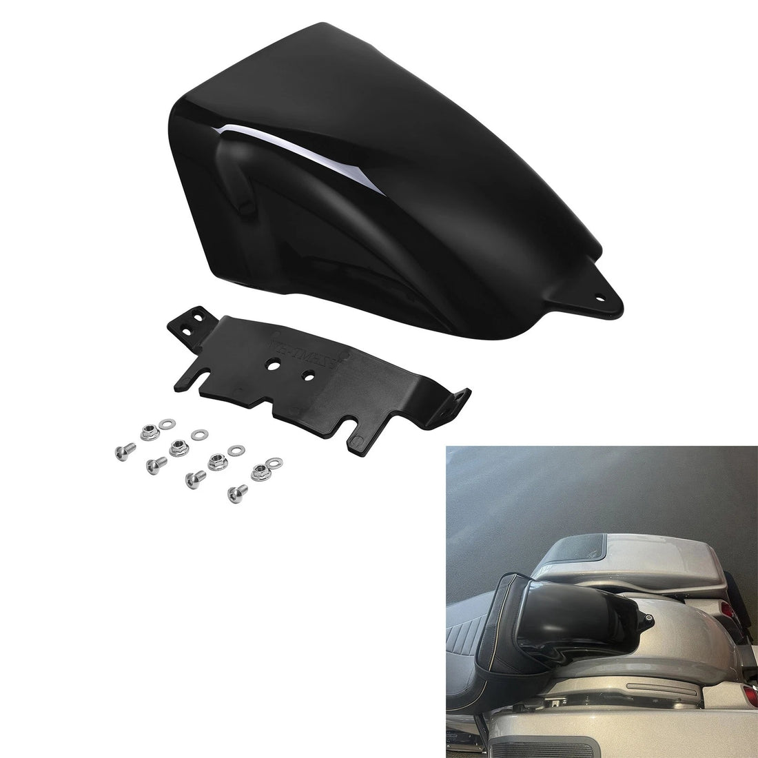 Fit For Harley CVO Road Street Glide 2023-2026 Rear Passenger Seat Cover Cowls