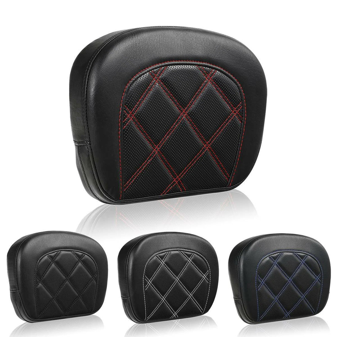 Passenger Sissy Bar Backrest Pad Fit For Harley Touring Road Glide 94-2023 Black