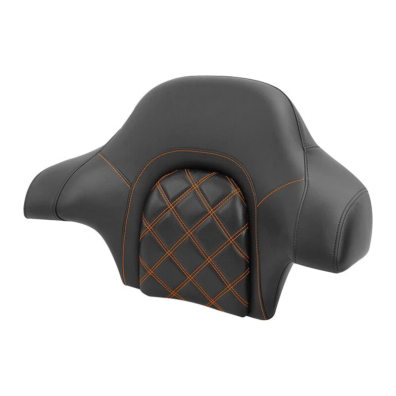 King Passenger Backrest Pad Fit For Harley Touring Road Street Glide Flhx 14-23